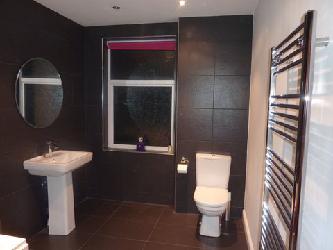 contemporary bathroom installations